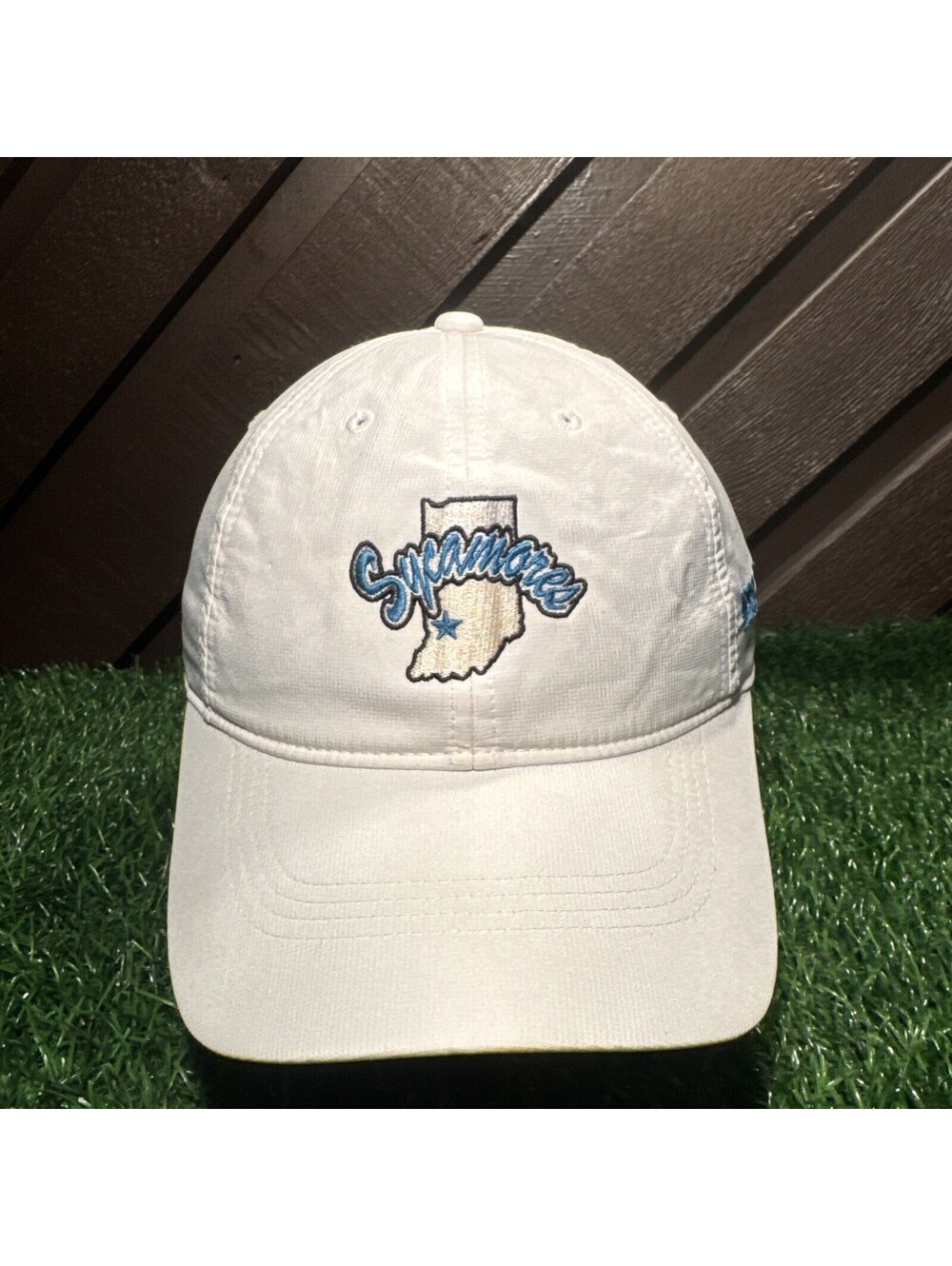Nike Golf Indiana State University Sycamores Hat Cap White Adjustable Strapback